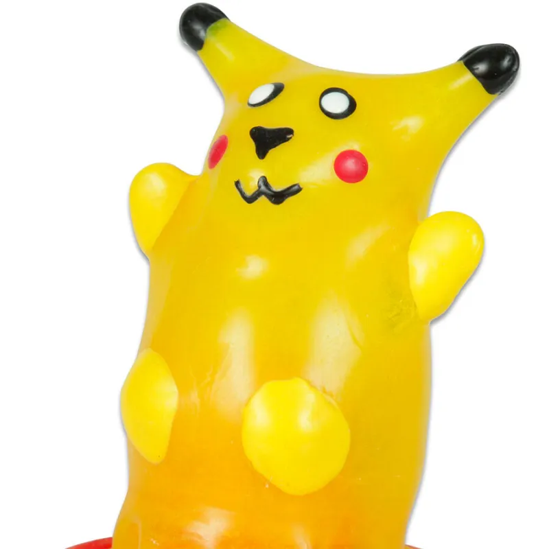 Préservatif Fantaisie Peint à la Main Souris Jaune - Condomerie
