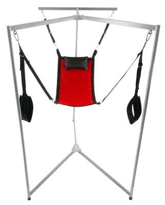 Kit Sling Tissu Rectangle Rouge Armature Grise