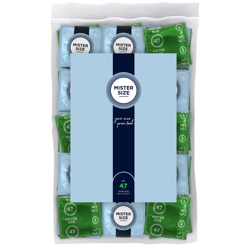 Préservatifs taille XS 47 mm boîte de 100 - Mister Size