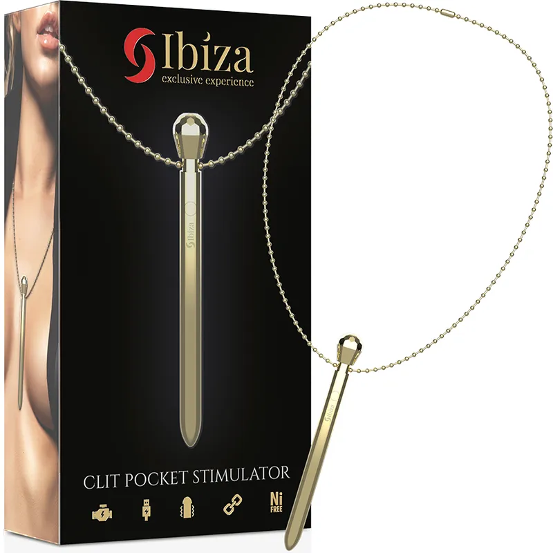 Stimulateur Clitoridien de Poche Ibiza Doré - Ibiza