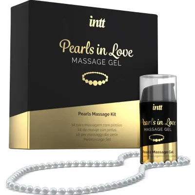 Kit Massage Pearls In Love Gel & Collier Perles - Intt