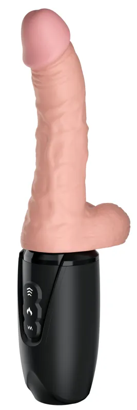 Gode avec poussée King Cock THRUSTING 14 x 3.6 cm
