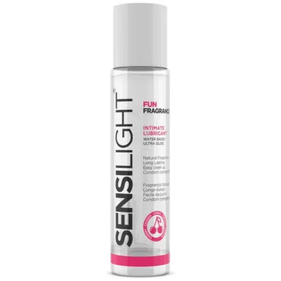 Lubrifiant Aromatisé Cerise Sensilight à Base d'Eau - Intimateline