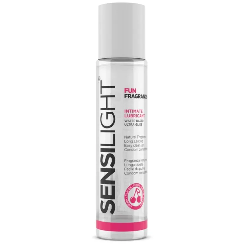Lubrifiant Aromatisé Cerise Sensilight à Base d'Eau - Intimateline