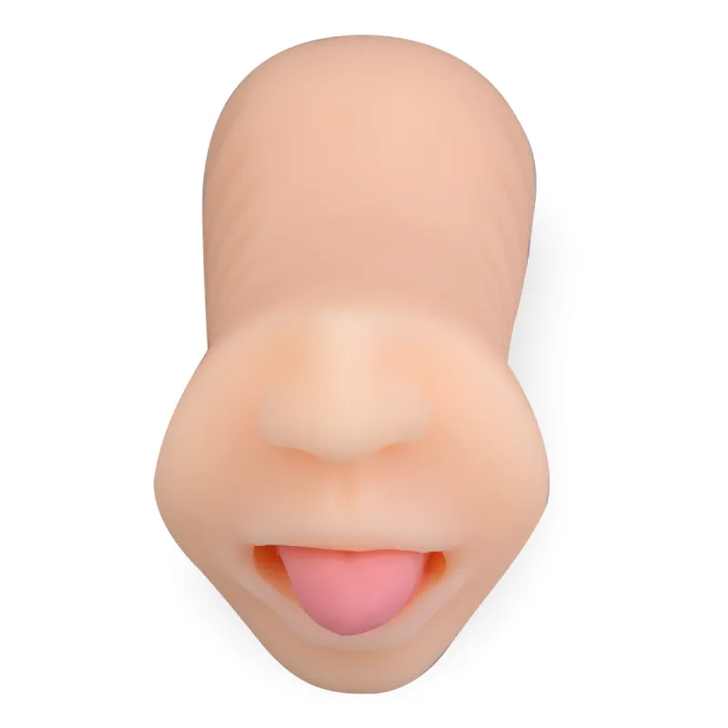 Masturbateur bouche langue