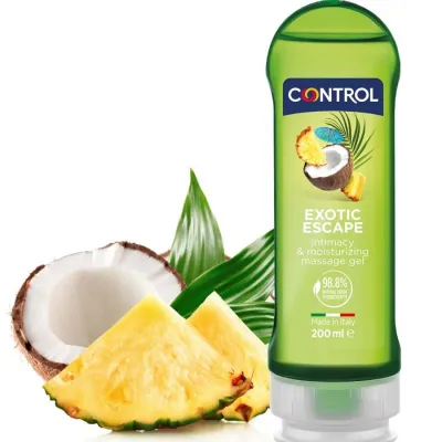 Gel Massage Control 2 en 1 Exotique 200ml - Control