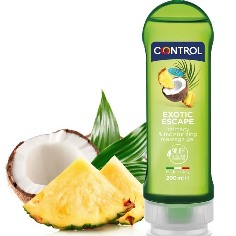 Gel Massage Control 2 en 1 Exotique 200ml - Control