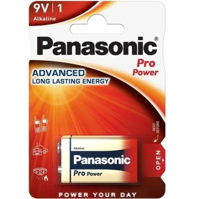 Pile alcaline Pro Power 9V LR61 blister x1 - Panasonic
