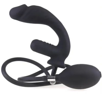 Plug gonflable et vibrant INFLADICK 14 x 3.5cm