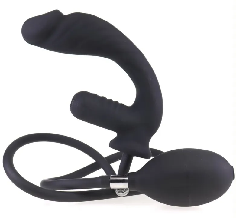 Plug gonflable et vibrant INFLADICK 14 x 3.5cm