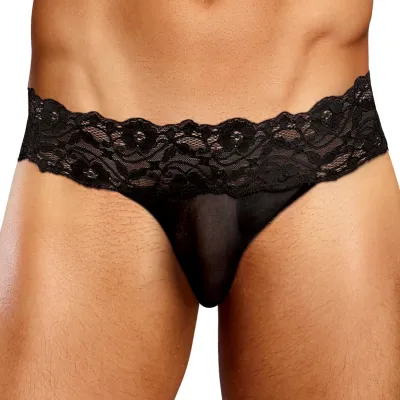 Micro Thong SCANDAL LACE Noir