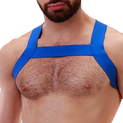 Harnais élastique MATT Bleu