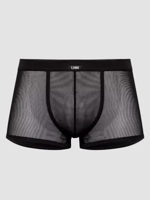 Boxer transparent noir