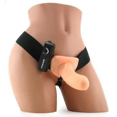 Pipedream - Strap-on creux - Beige/Noir