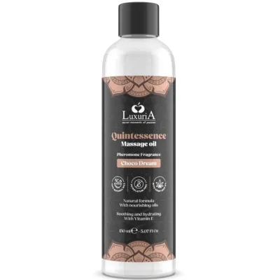 Huile de Massage Sensuelle Quintessence Chocolat 150ml - Intimateline