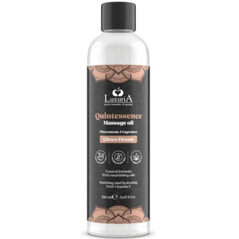 Huile de Massage Sensuelle Quintessence Chocolat 150ml - Intimateline