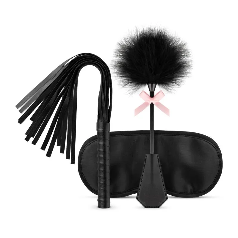 Ensemble de Bondage 3 Pièces - Noir