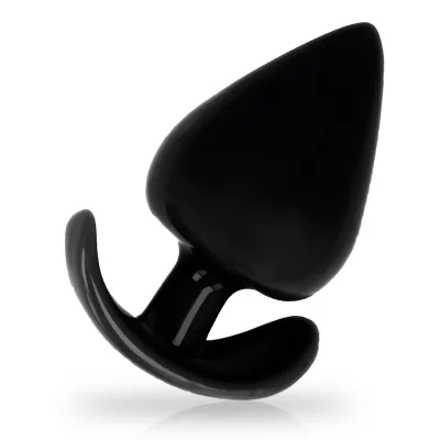 Plug Anal Ergonomique Noir 8,5 cm - Addicted Toys