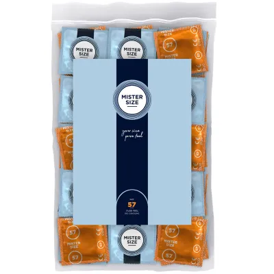 Préservatif taille L 57 mm Mister Size - boîte de 100 - Mister Size