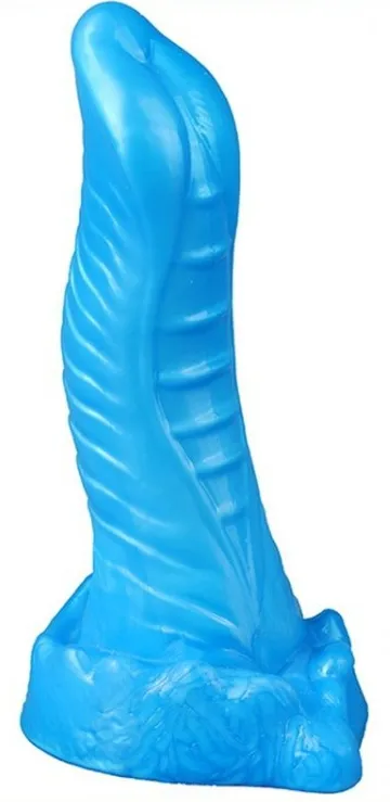 Gode Fantasy DOLPHIN 18 x 5cm Bleu