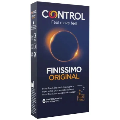 Préservatifs Control Finissimo Original 6 Unités - Control