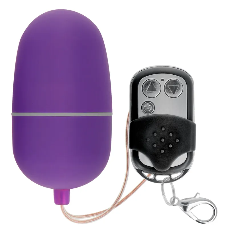 Oeuf vibrant avec télécommande taille M lilas - Online