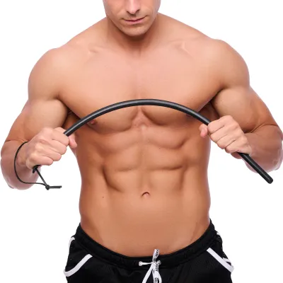 Canne flexible en cuir 64cm