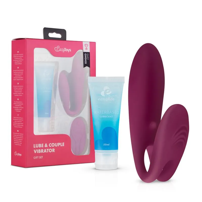 Easy Choice - Coffret vibromasseur télécommandé pour couple - Pourpre