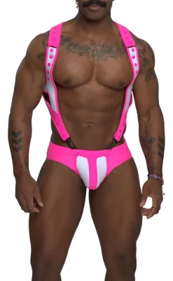 Body Slip NETTUNO Sparta's Harness Rose Neon