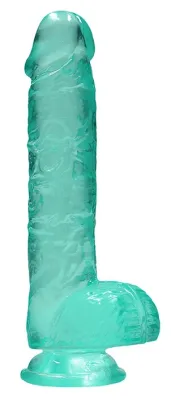 Gode CRYSTAL CLEAR 12 x 3cm Vert