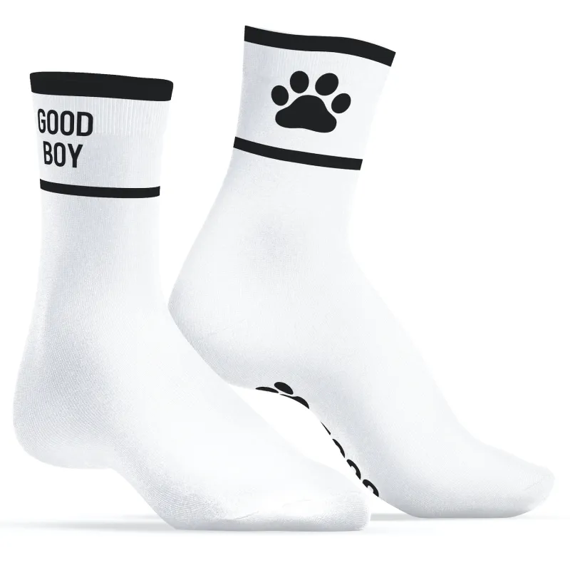 Chaussettes GOOD BOY Blanc-Noir