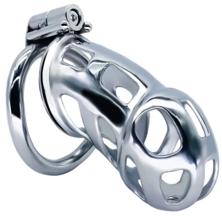Cage de chasteté en métal COBRA STEEL 10 x 3.7cm