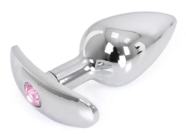 Plug Bijou Anal avec Base arrondie CURVE 6 x 2.8 cm- Bijour Rose