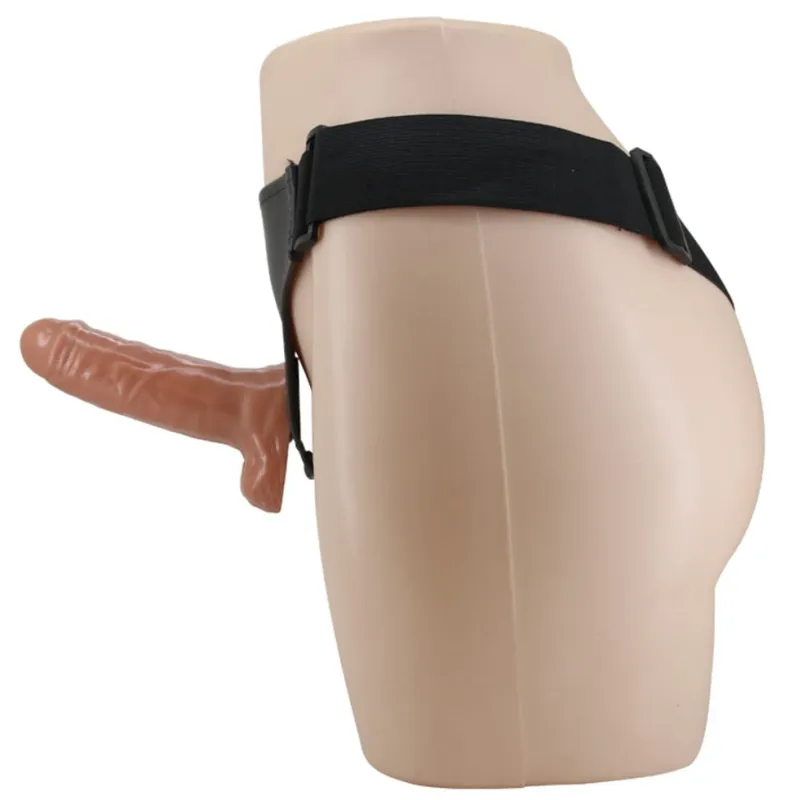 Double gode ceinture vibrant PASSION DUAL 14 x 4cm