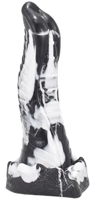 Gode LIZARD 20 x 5cm Noir-Blanc