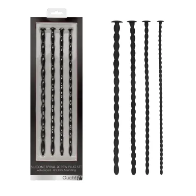 Kit Tiges à Urètre Silicone Spiral Screw Advanced