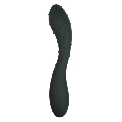 Gode double texturisé - 19 cm