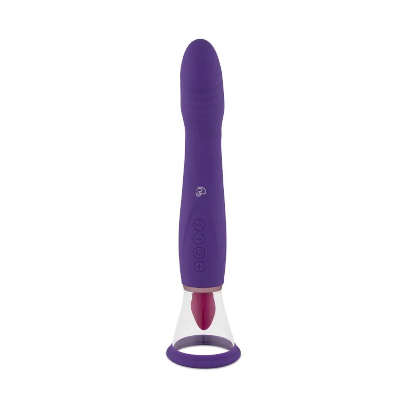 Stimulateur de clitoris et Point G PLEASURE PUMP 26cm