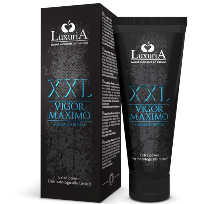 Crème de Massage Vigor Maximo XXL 75ml - Intimateline Luxuria