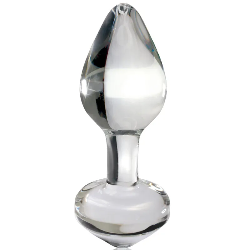 Plug Anal en Verre Transparent N°44 - Icicles