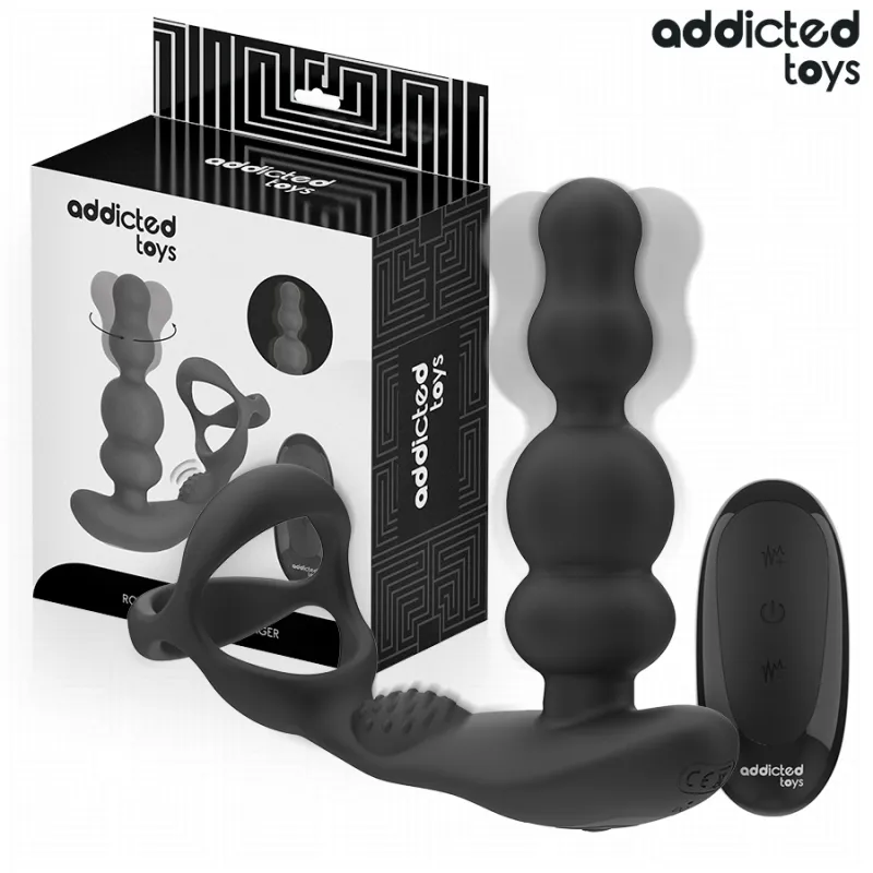 Masseur Prostate Rotatif Télécommandé - Addicted Toys
