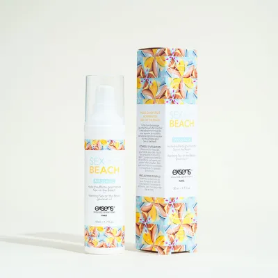 Huile de massage comestible et chauffante Exsens -   Sex on the beach