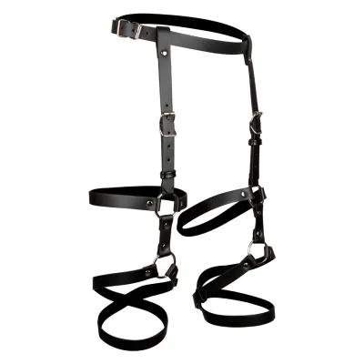 Harnais BDSM similicuir ceinture et cuisses