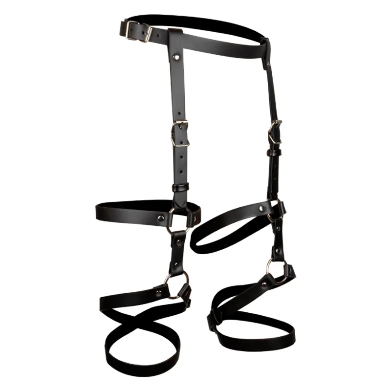 Harnais BDSM similicuir ceinture et cuisses