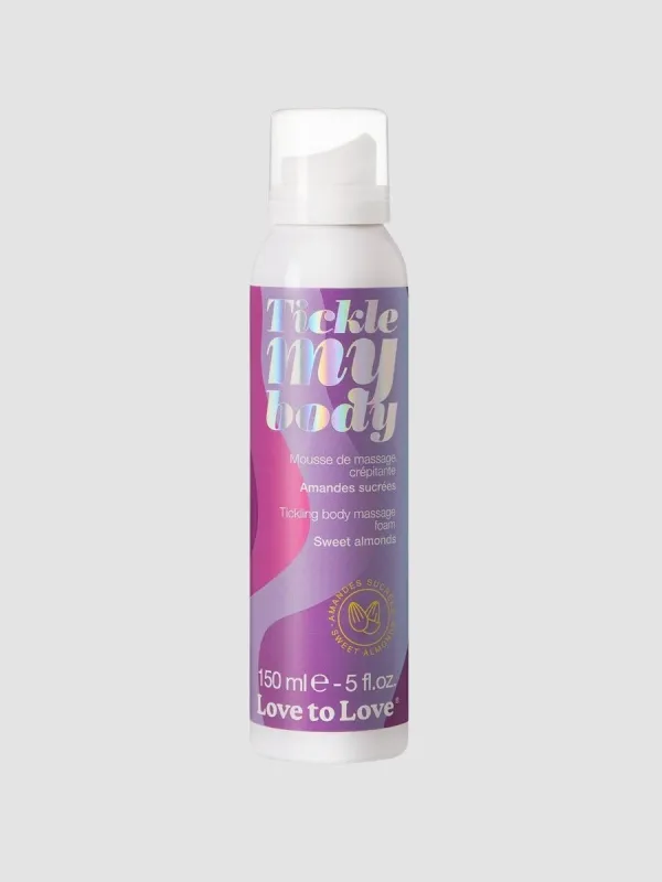Mousse de Massage Crépitante Tickle My Body Amandes Sucrées