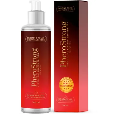 Huile de massage aux phéromones Édition Limitée femme 100 ml - PheroStrong