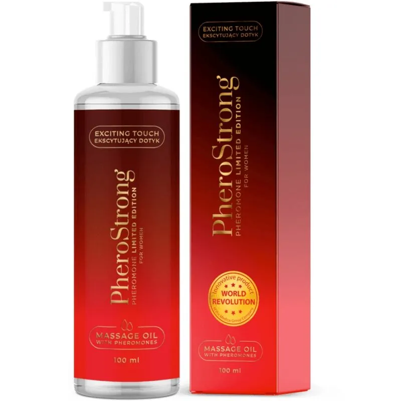 Huile de massage aux phéromones Édition Limitée femme 100 ml - PheroStrong