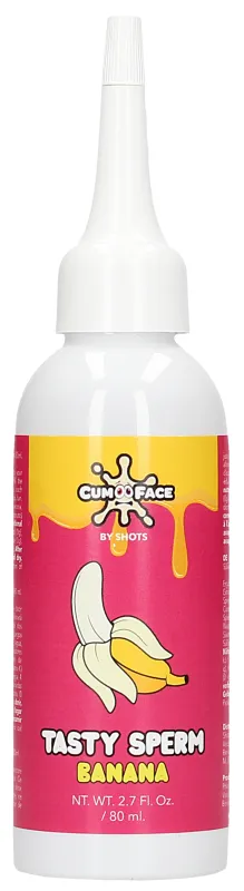Play Wiv Me Eau aromatisée TASTYSPERM pour Cum Face - Banane 80ml