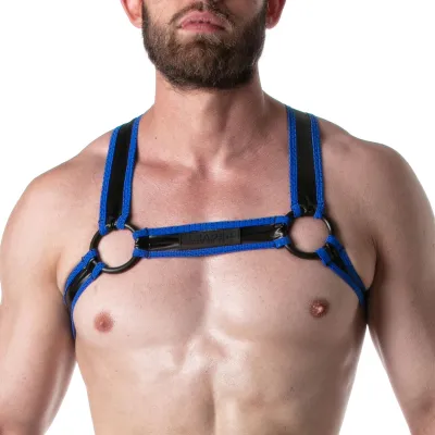 LEADER Harnais BRUT Noir-Bleu