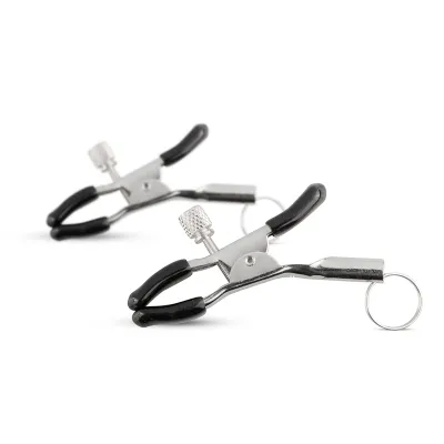 Easytoys Fetish - Pince à vis avec anneau de fixation